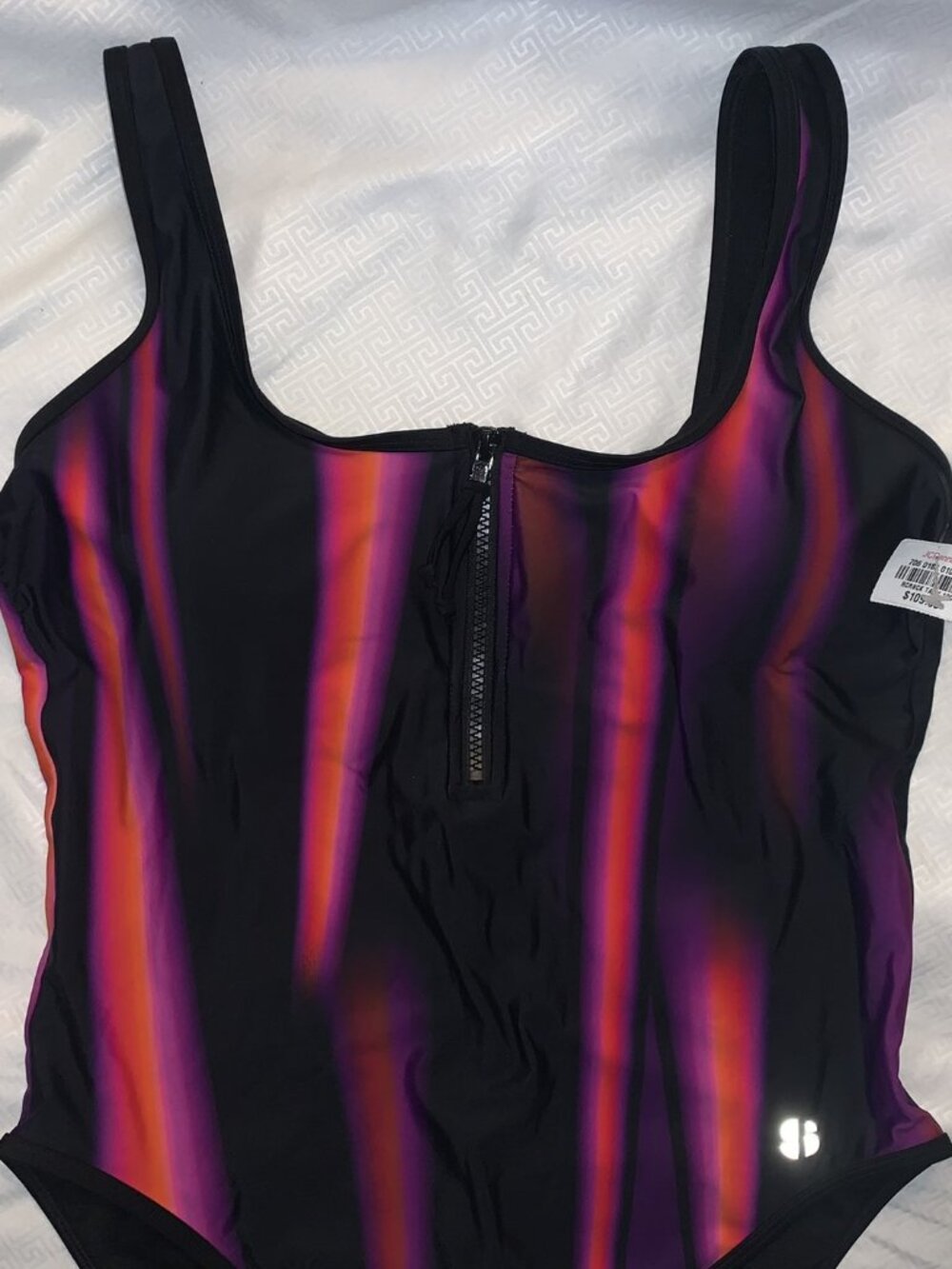 Sports Illustrated Swimsuit Women's High Leg One-Piece Tie Dye Size L -Brand New - Picture 2 of 9